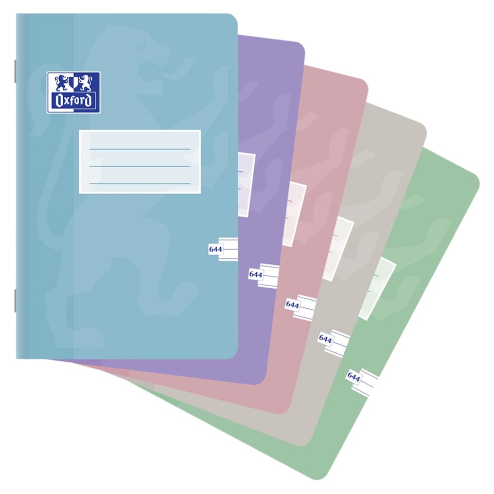 Oxford Touch Pastel sešit 644 A6 linkovaný 40 listů