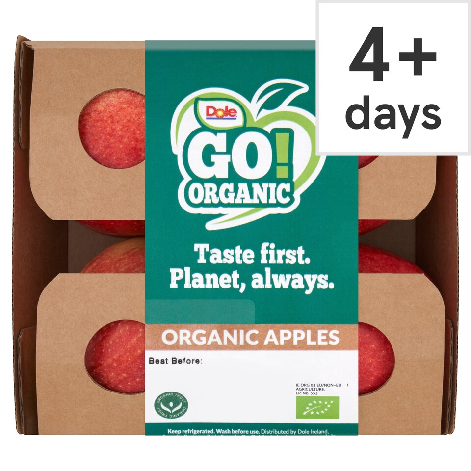 Dole Go Organic Apple 4 pack