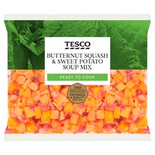 Tesco Butternut Squash And Sweet Potato Soup Mix 600G