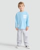 image 3 of Transformers Pure Cotton All Are One Slogan Long Sleeved Top in Blue