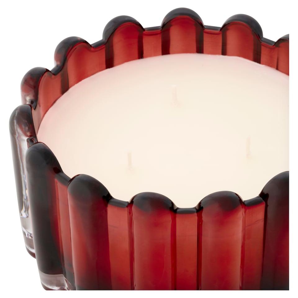 image 1 of F&F Home Dramatique Black Cherry Large Candle 380g