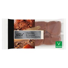 Tesco Finest Chocolate & Caramel Tear & Share Brioche