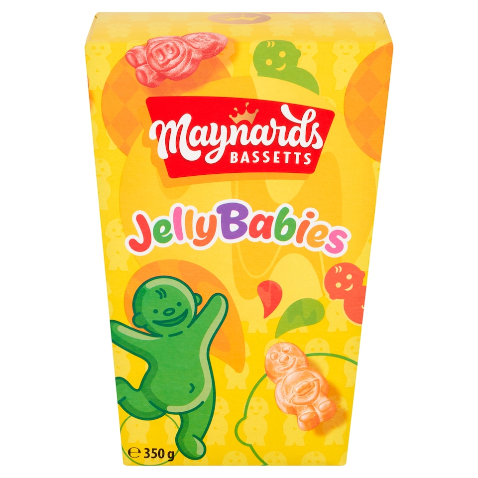 Maynards Bassetts Jelly Babies Sweets Carton 350G