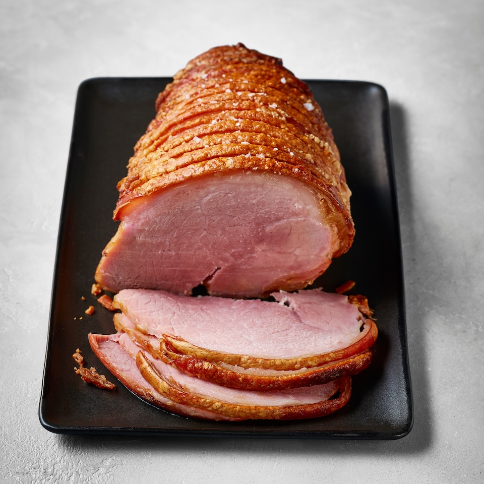 44. Tesco Finest Unsmoked Dry Cured Crackling Gammon Joint 1.7-2.3kg (Serves 11)