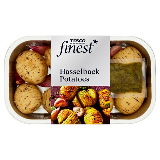 Tesco Finest Hasselback Potatoes 450G Tesco Groceries