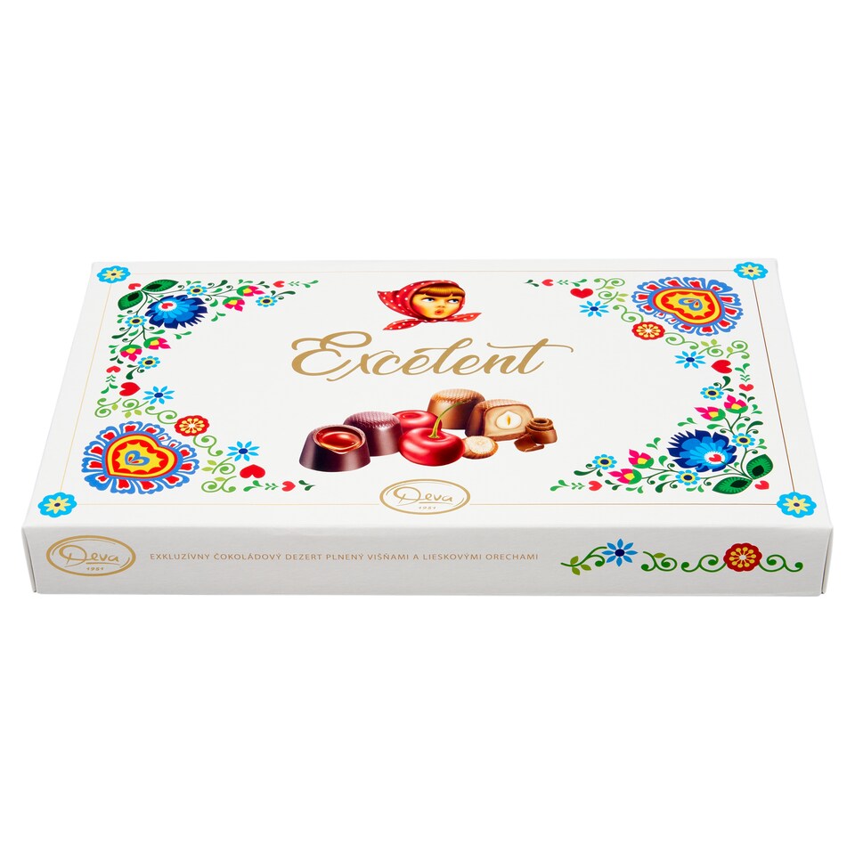 image 1 of Deva Excelent Exclusive Chocolate Dessert Filled with Cherries and Hazelnuts 140 g
