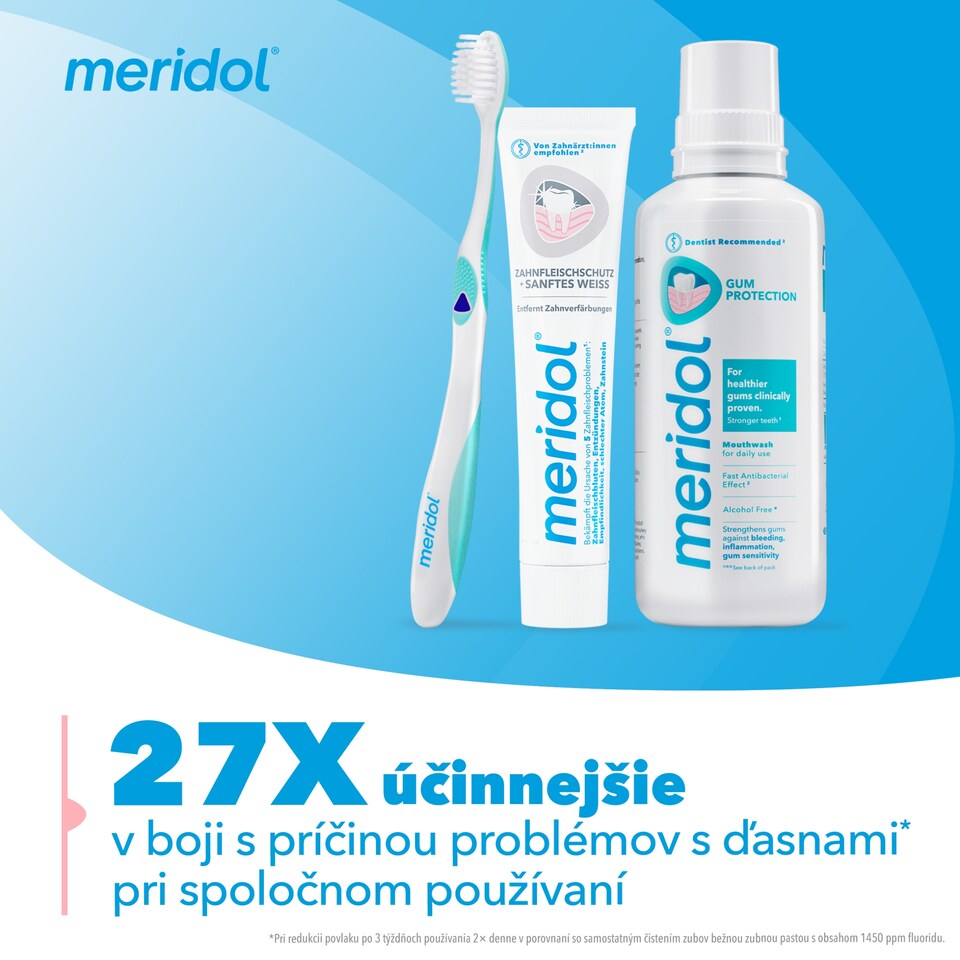 image 1 of meridol Gum Protection & Gentle White Toothpaste 75 ml