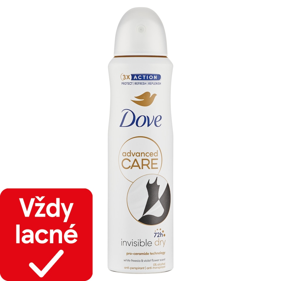 obrázok 1 z Dove Advanced Care Invisible Dry Antiperspirant sprej 150 ml
