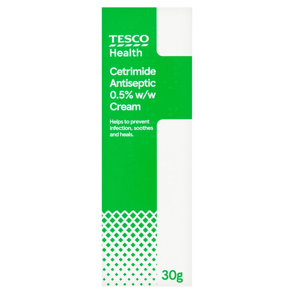 Tesco Health Cetrimide Antiseptic Cream 0.5% 30g