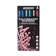 image 1 of Artistry 6pk Metallic Calligraphy Markers