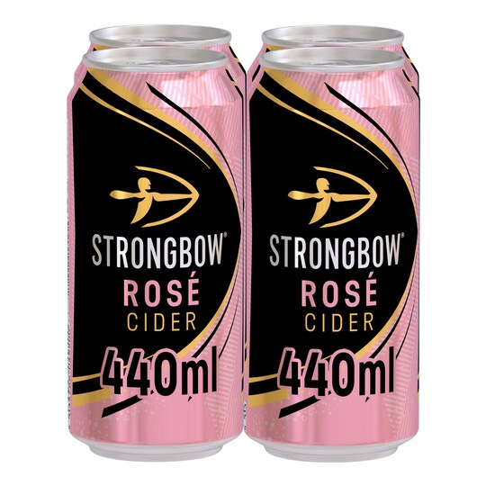 Strongbow Rose Cider 4 X 440Ml Tesco Groceries