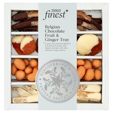 Tesco Finest Chocolate Fruit & Ginger Tray 270G
