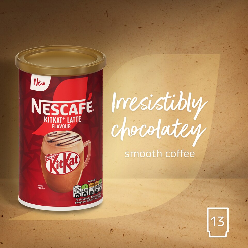 image 1 of Nescafe Kit Kat Latte Instant Coffee 273g