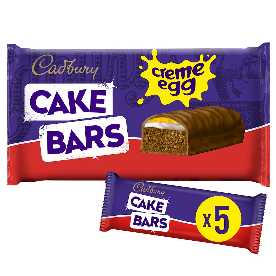 Cadbury Creme Egg Cake Bars - Easter 5 Pack