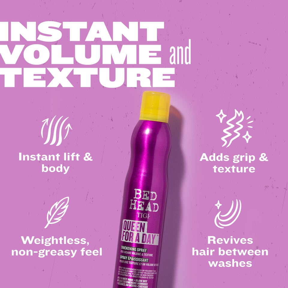 image 1 of Bed Head Tigi Queen For A Day Spray 311Ml