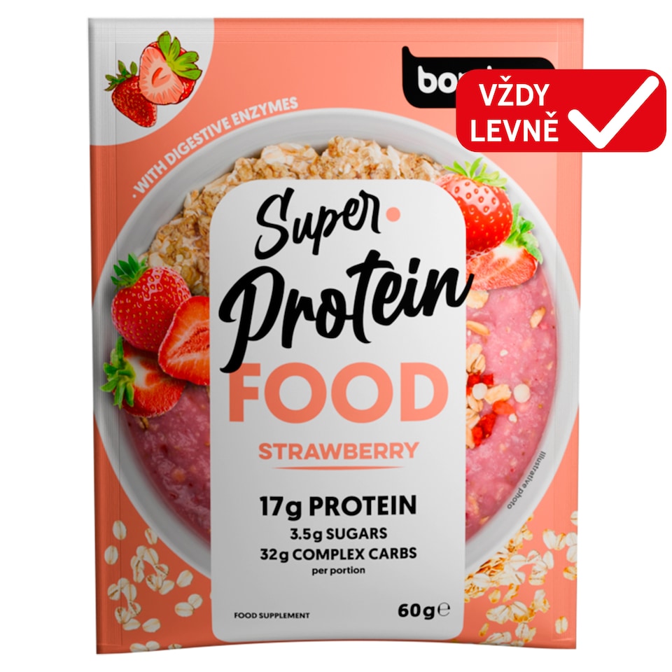 Bombus Super Protein Food Strawberry 60g