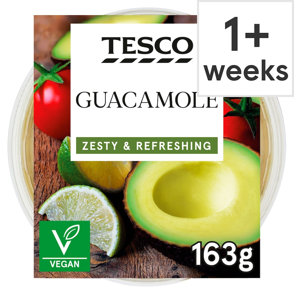 Tesco Guacamole Dip 163G