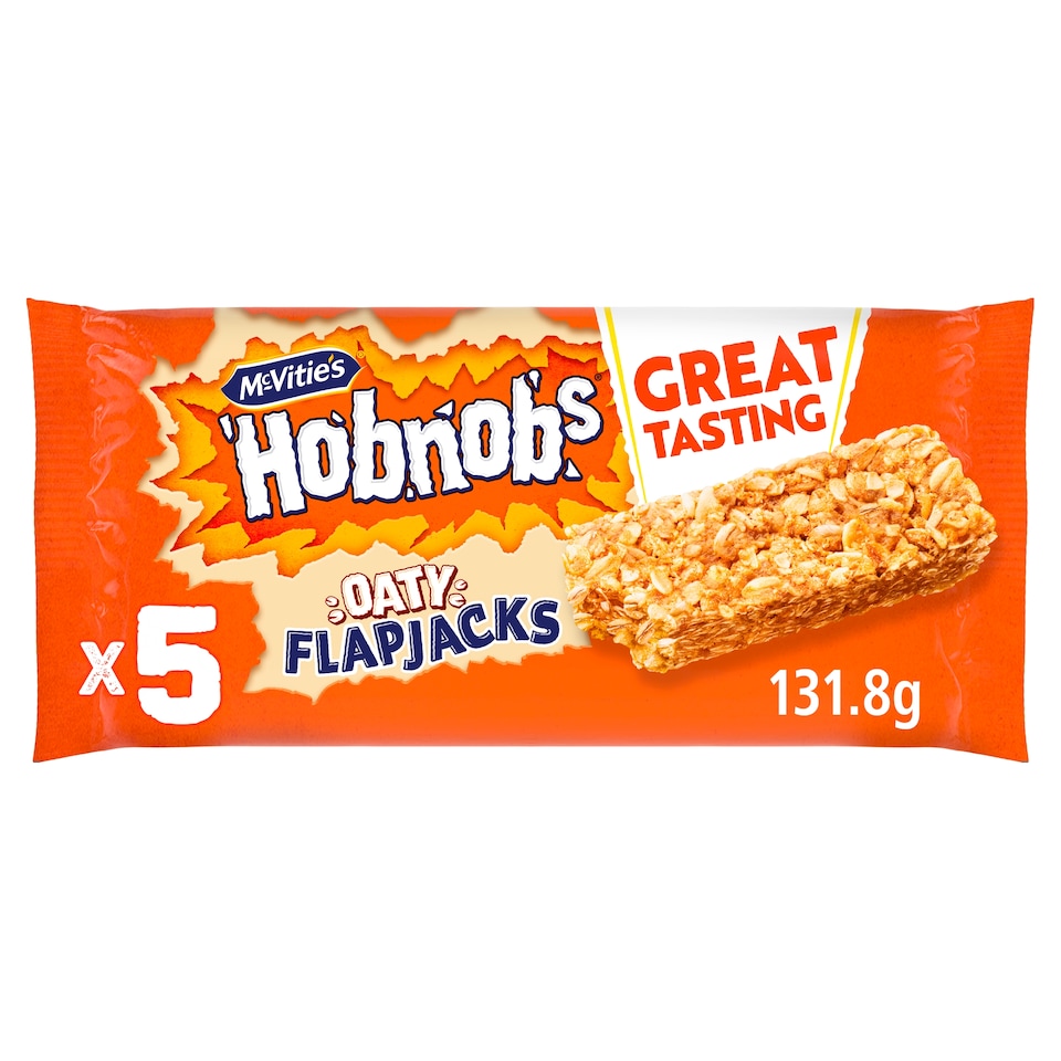 McVitie's Hobnobs Oaty Flapjacks 5 Pack 131.8g