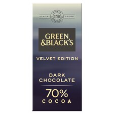 Green And Black's Dark Chocolate 70% 90G