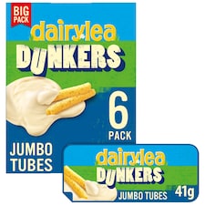 Dairylea Dunkers Jumbo Tubes Cheese Snacks 6 pack 6x41G
