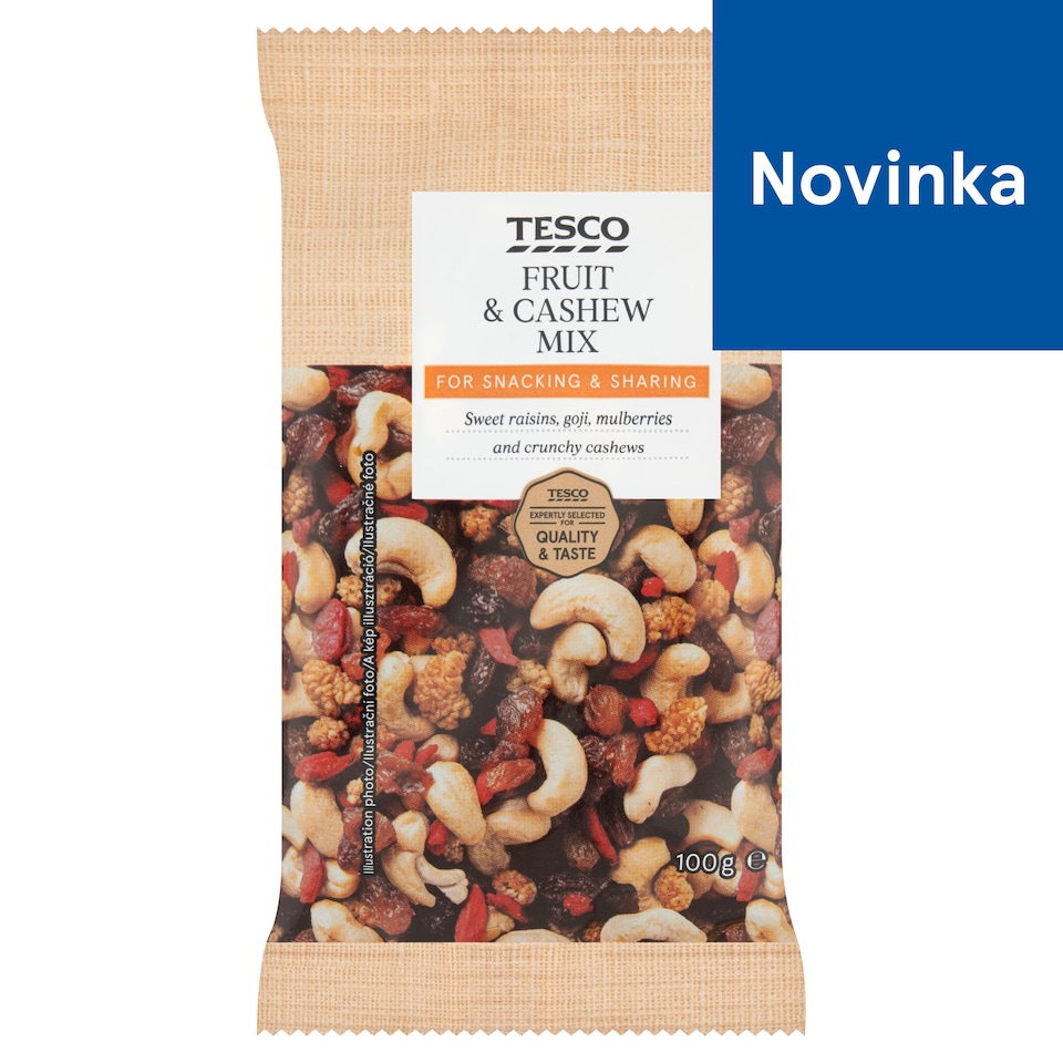 Tesco Fruit & Cashew Mix 100 g