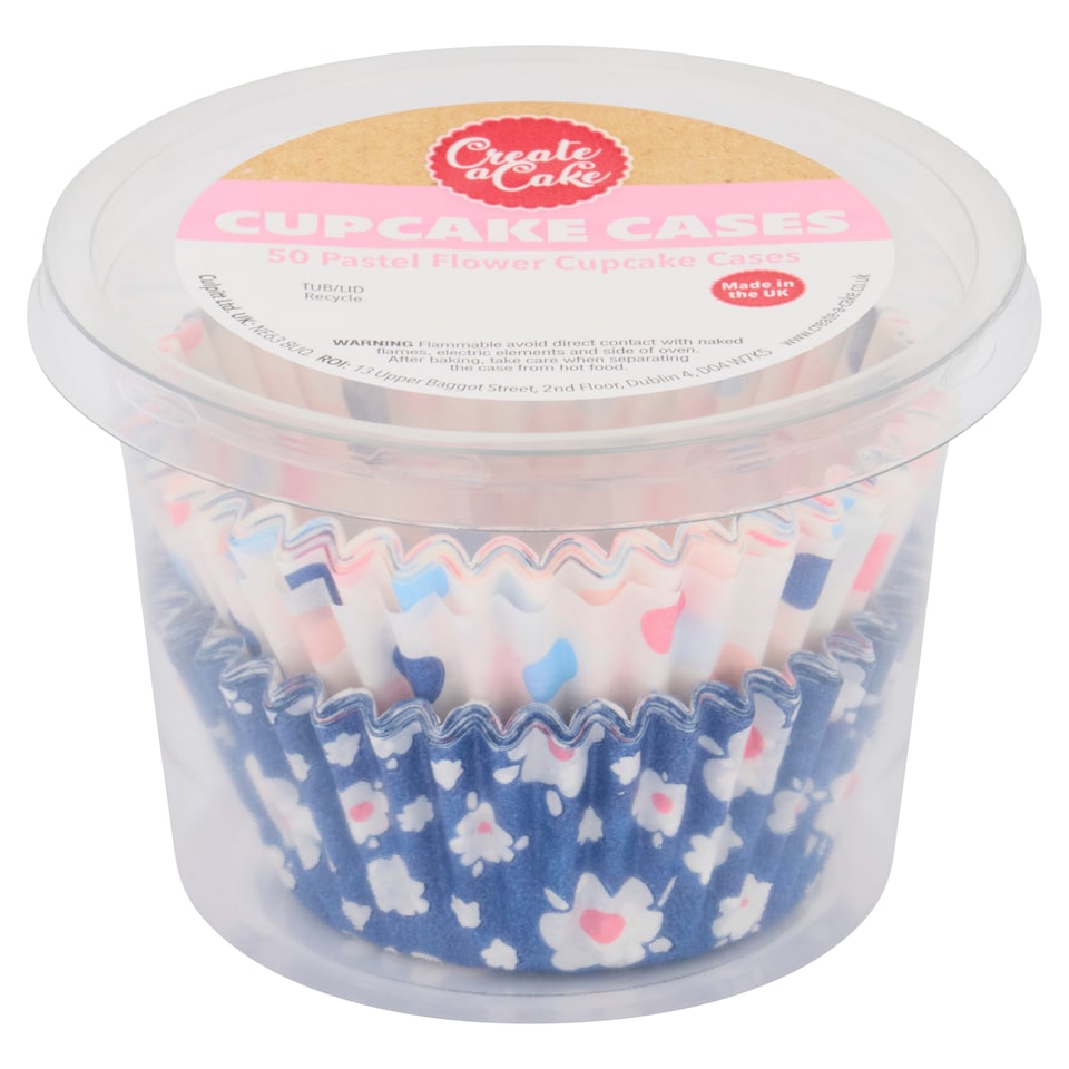 image 1 of Create A Cake Classic Cupcake Cases 50S