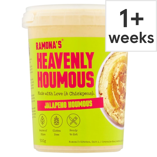 Ramona's Heavenly Houmous Jalapeno 500G Tesco Groceries