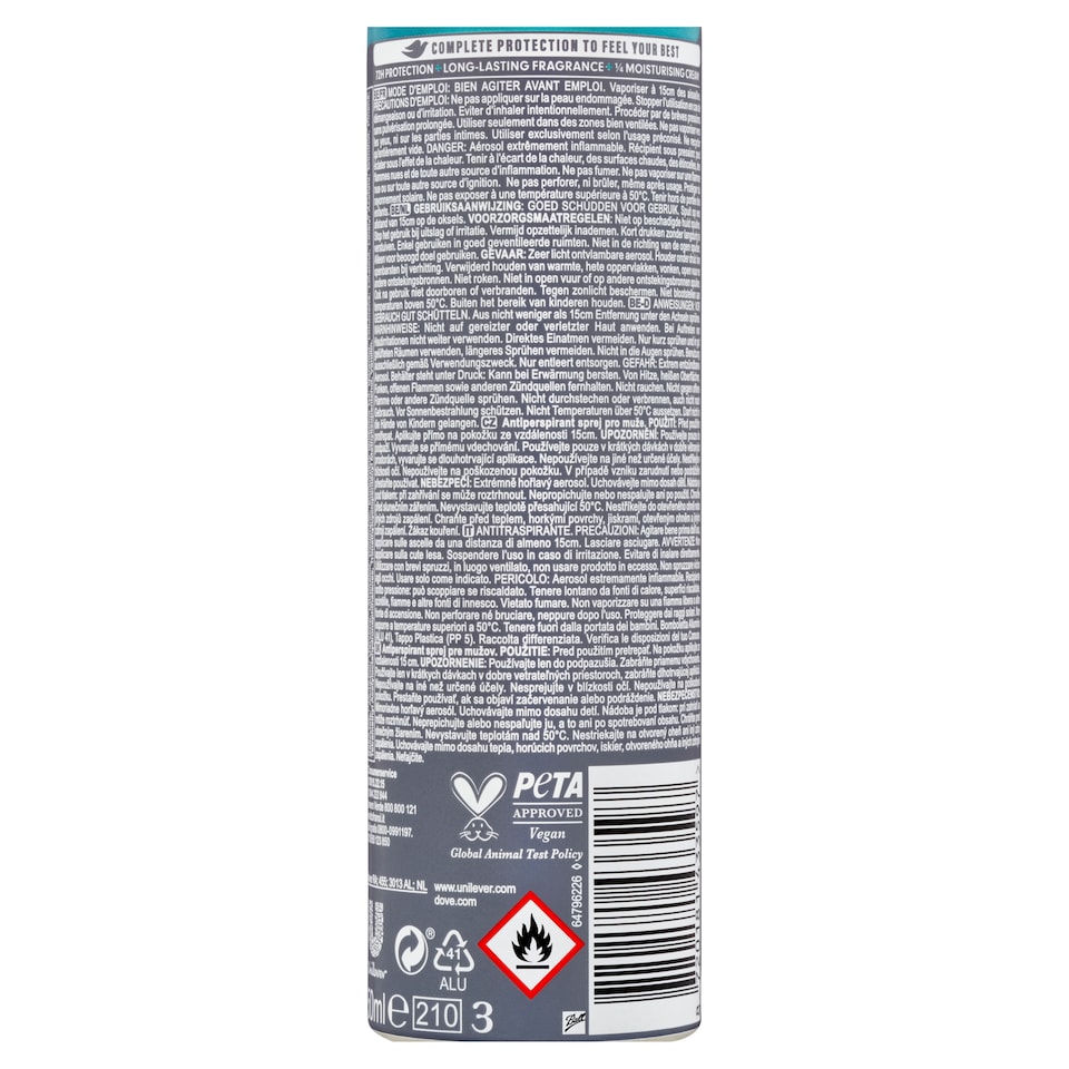 image 1 of Dove Men+Care Advanced Eucalyptus Antiperspirant sprej 150 ml