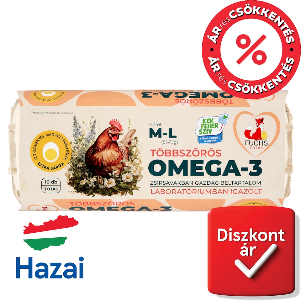 image 1 of Fuchs Extra Yellow Eggs M-L 10 pcs