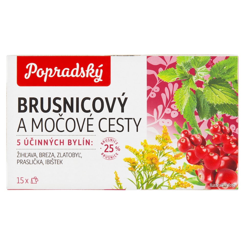 obrázok 1 z Popradský Brusnicový a močové cesty bylinný čaj 30 g