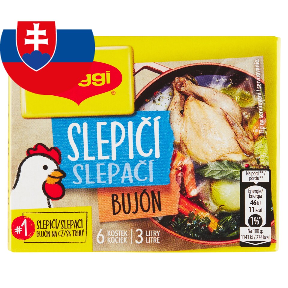 obrázok 1 z MAGGI Slepačí bujón v kocke 3 l 60 g