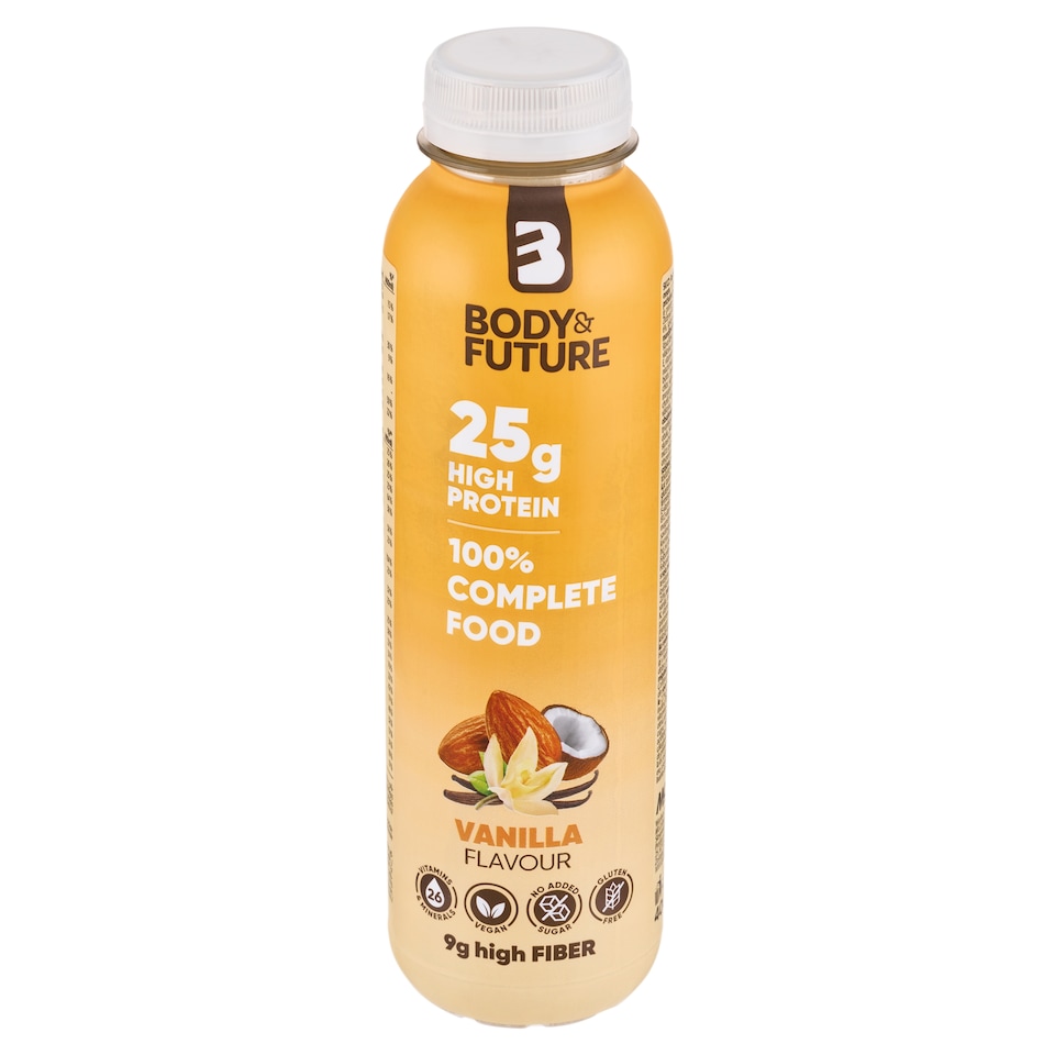 Obrázek 1 pro produkt Body & Future Rostlinný nápoj se sójou, mandlí a ovsem s vanilkovou příchutí 400ml