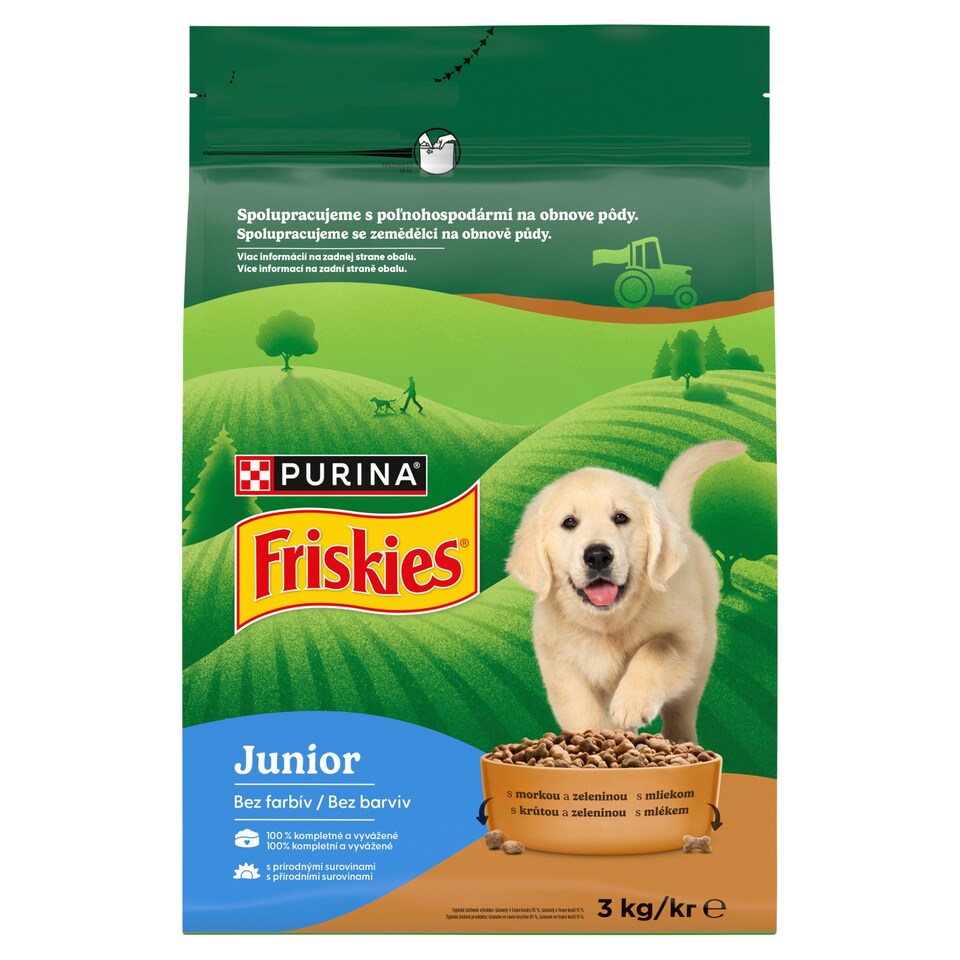 Friskies Junior with Turkey and Vegetables with Milk 3 kg