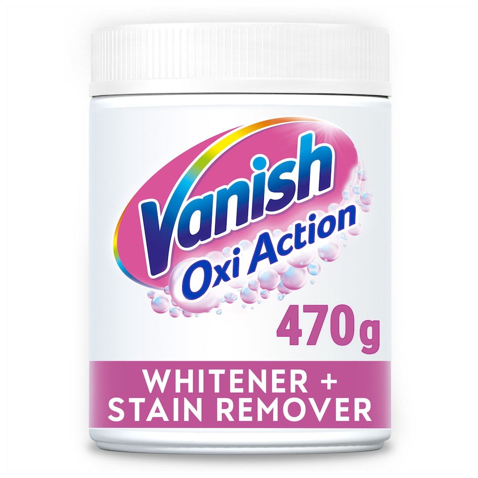 Vanish Crystal White White Oxi Action Remover Powder 470 G