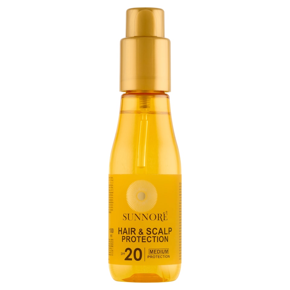 image 1 of Sunnoré Protective Hair Spray Containing UVA and UVB Filters SPF 20 100ml