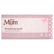 Tesco 10 Maternity Towels