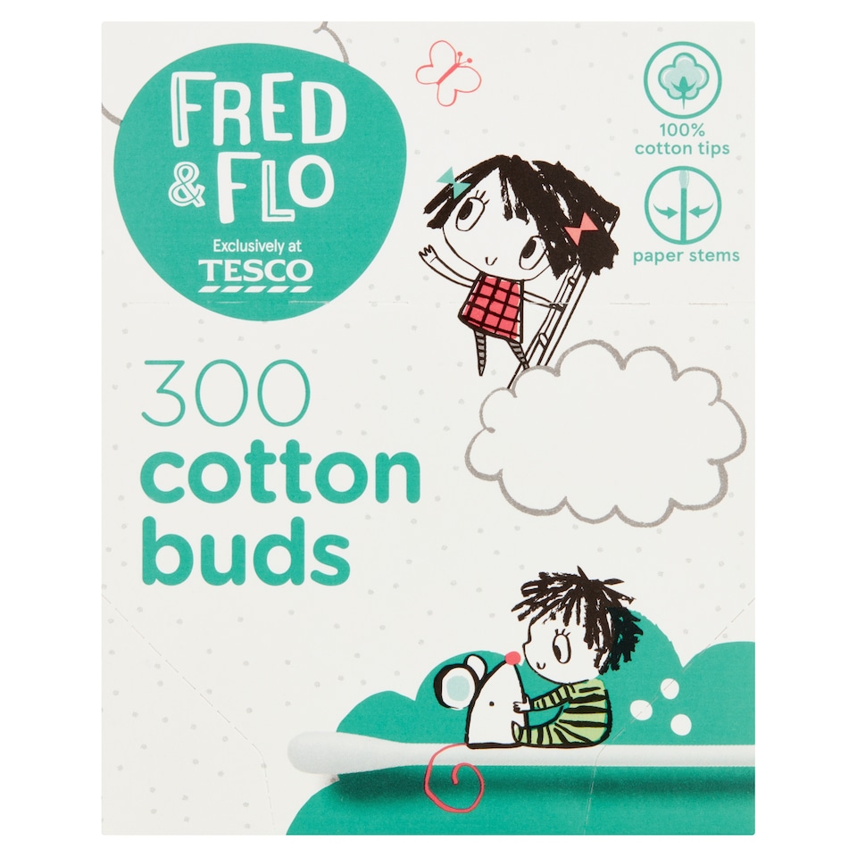 Fred & Flo Cotton Buds 300 Pack