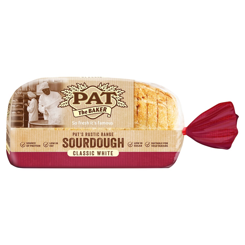 PAT THE BAKER CLASSIC WHITE SOURDOUGH 700G