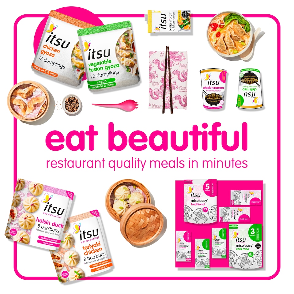 image 1 of itsu BIG chilli miso instant noodles & broth pot 99g