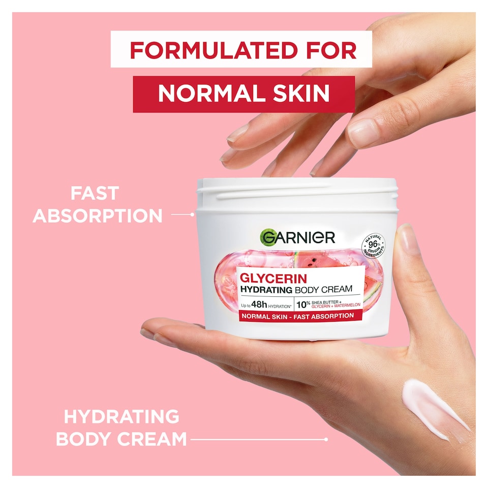 image 1 of Garnier Body Sprfood Wtrmelon Body Cream 380ml