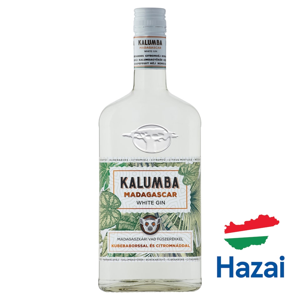 Kalumba Madagascar White Dry gin 37,5% 0,7 l  1. kép