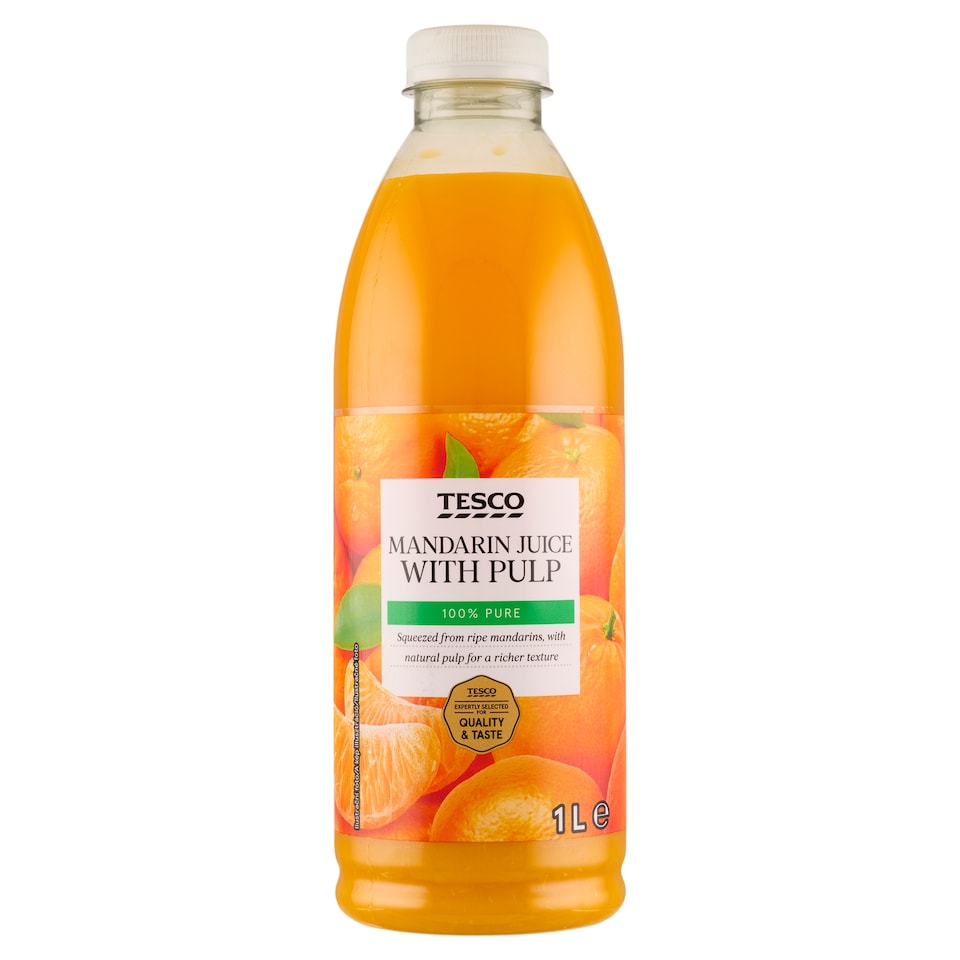 Tesco Mandarinková šťáva s dužninou 1l