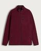 image 4 of F&F Fleece Zip Up Pocket Detail Jacket in Burgundy