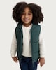 image 1 of F&F Boys 2-Piece Hooded Gilet and Jumper Set in Green