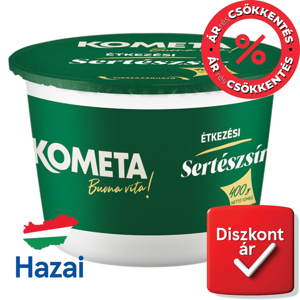 Kometa étkezési sertészsír 400 g
