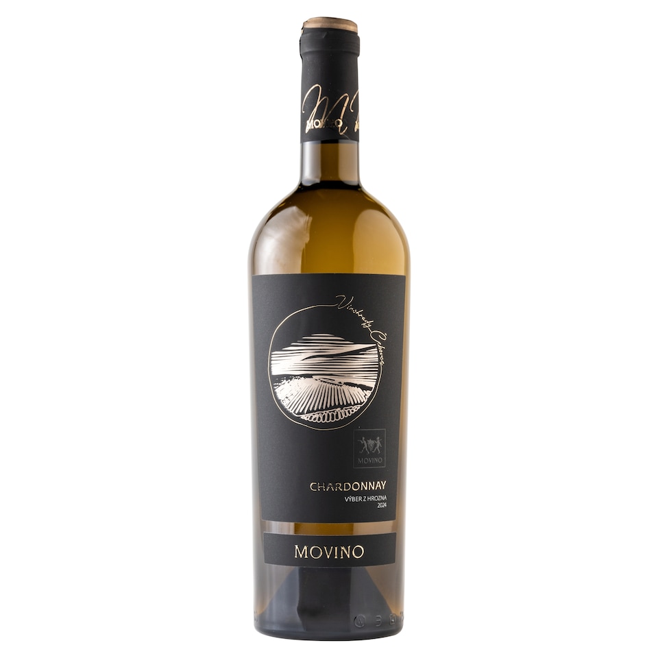 image 1 of Movino Chardonnay Grape Selection Slovak Quality Varietal Wine with Attribute White Dry 0.75 L