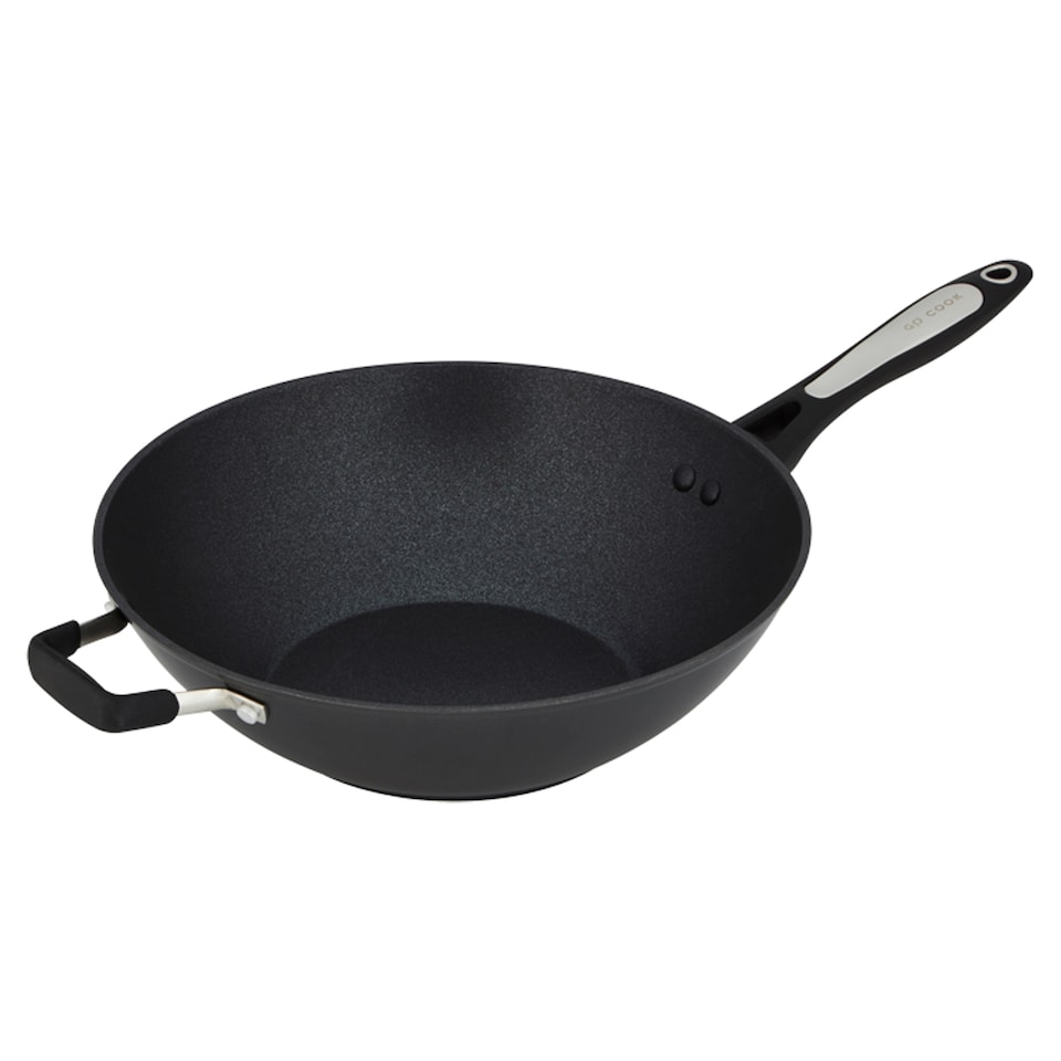 image 1 of Go Cook Heat Control Stirfry Pan 30Cm