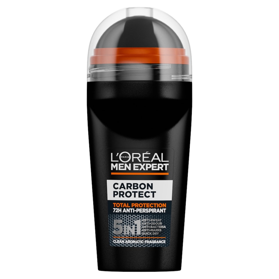 image 1 of L'Oreal Men Expert Carbon Protect Roll-On Deodorant 50ml