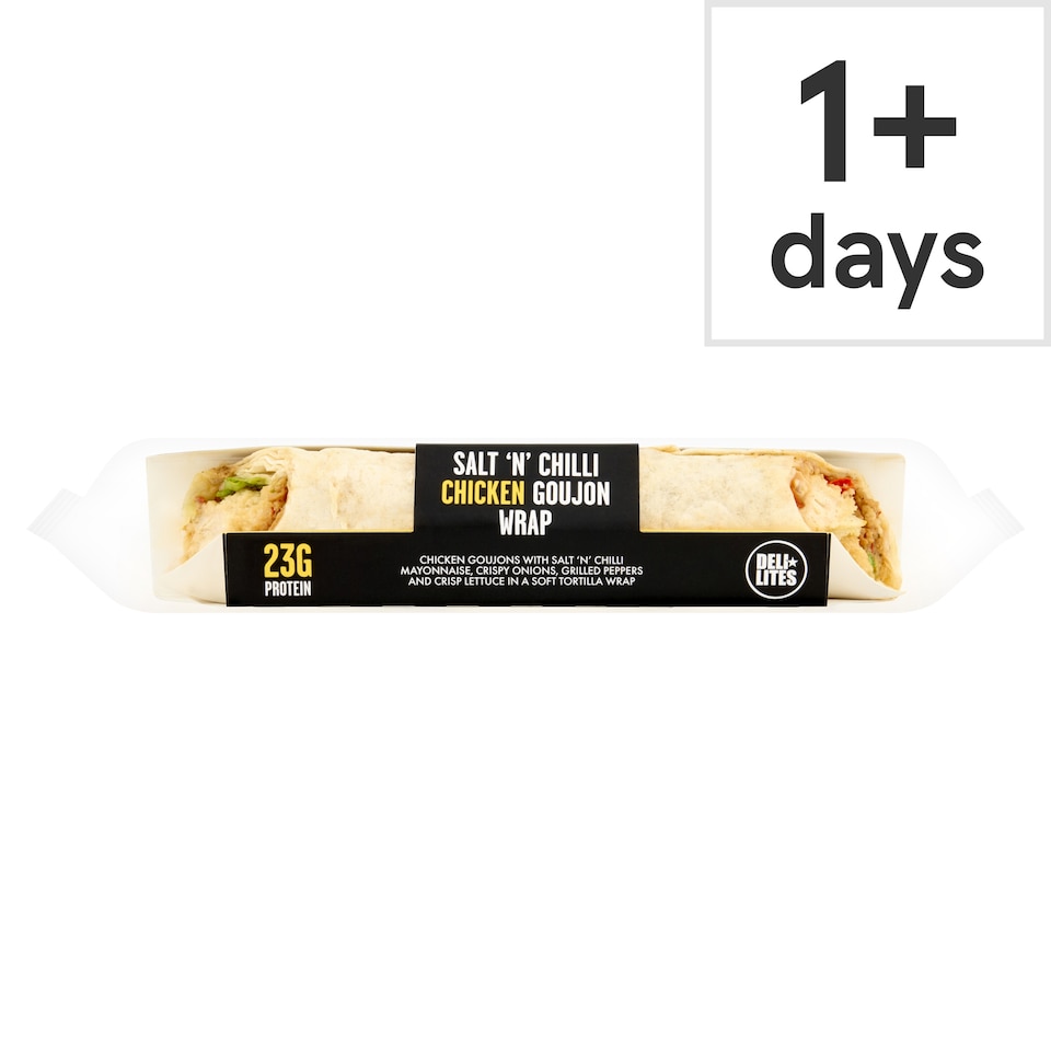 Deli Lites Salt 'N' Chilli Chicken Goujon Wrap 236G