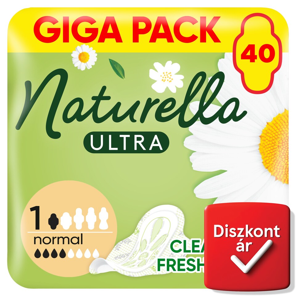 image 1 of Naturella Ultra Normal size 1 Pads With Wings 40